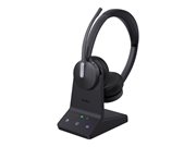 Yealink WH64 Workstation Dual - Headset - on-ear - DECT Bluetooth - wireless - Certified for Microso